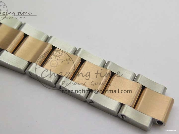 126281 Bracelet BP Gray DateJust Oyster 1:1 Best on Edition Maker RG SS 36 Roman Dial 0417